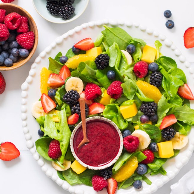 Leafy Green & Berry Salad