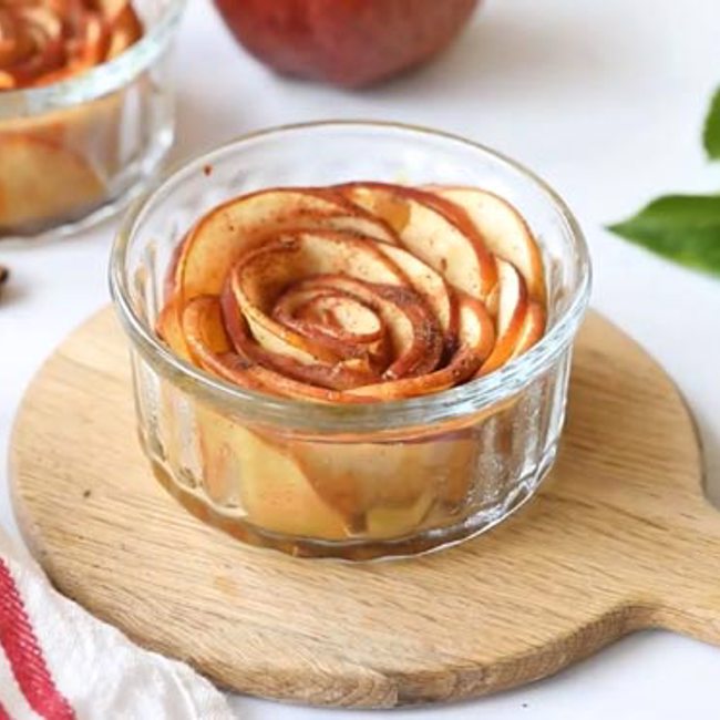 Baked Apple Roses 