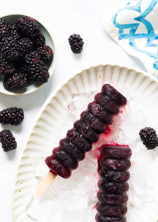 Blackberry Popsicles