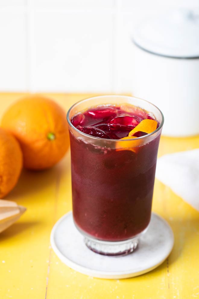 Honey, Orange, & Wild Blueberry Refresher