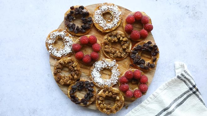 Caramel Apple Rings 