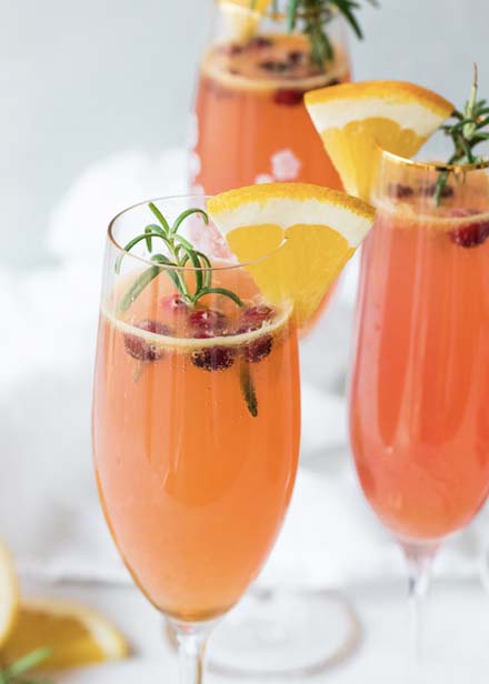 Cranberry Orange Mimosa 