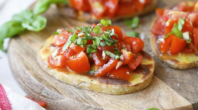 Potato Bruschetta 