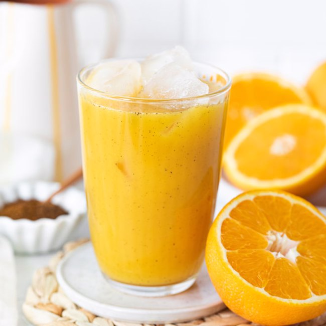 Iced Chaga Orange Juice