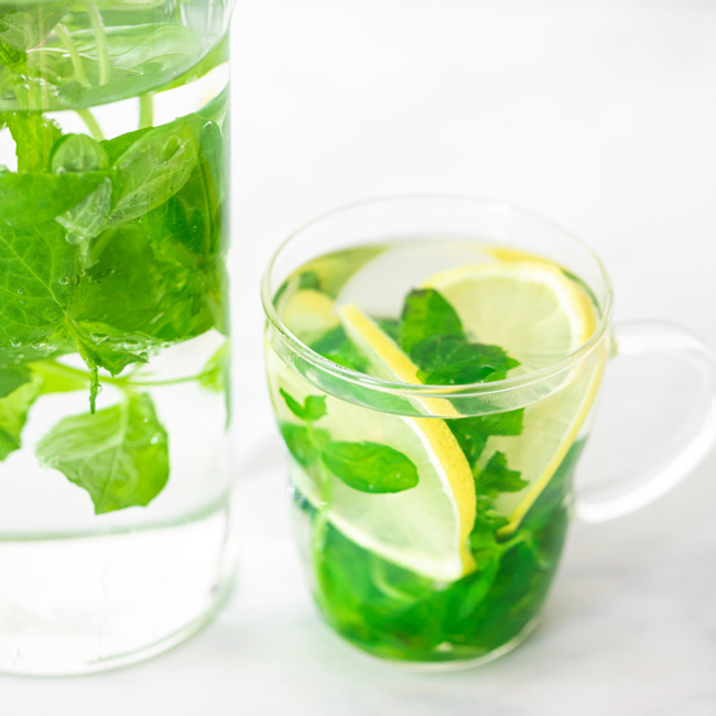 Mint Tea & Water