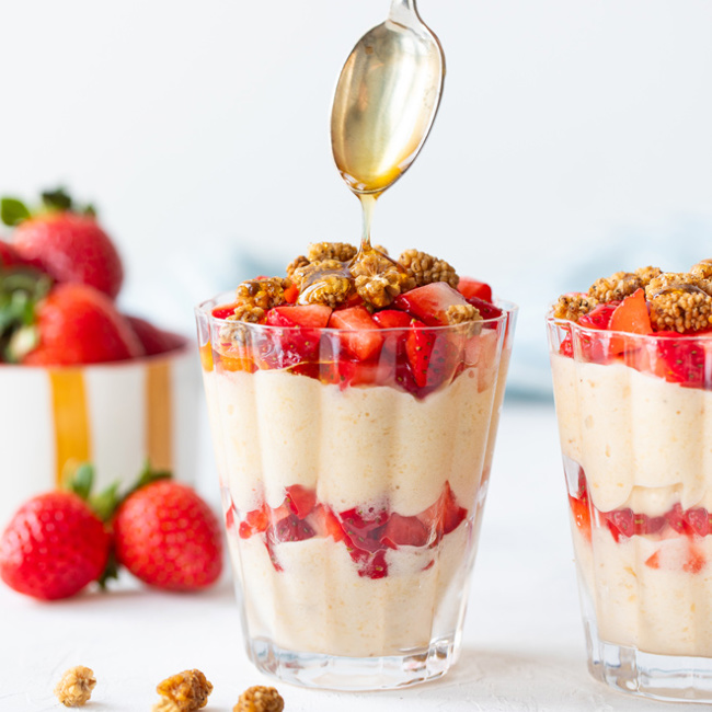 Strawberry Pineapple Parfait