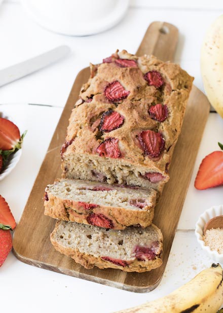 Strawberry Banana Bread 