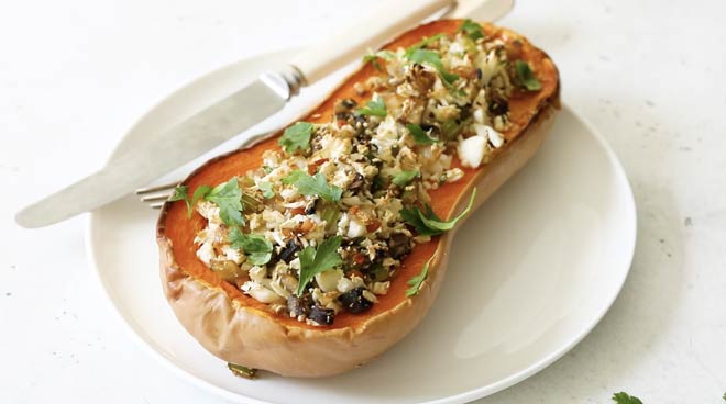 Stuffed Butternut Squash 