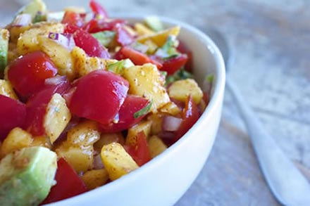 Sweet & Spicy Mango Salsa 