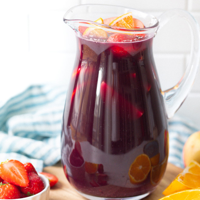 Wild Blueberry Orange Sangria