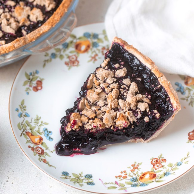 Wild Blueberry Pie (Fat-Free)